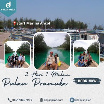 Paket Tour Pulau Pramuka 2 Hari 1 Malam Start Marina Ancol